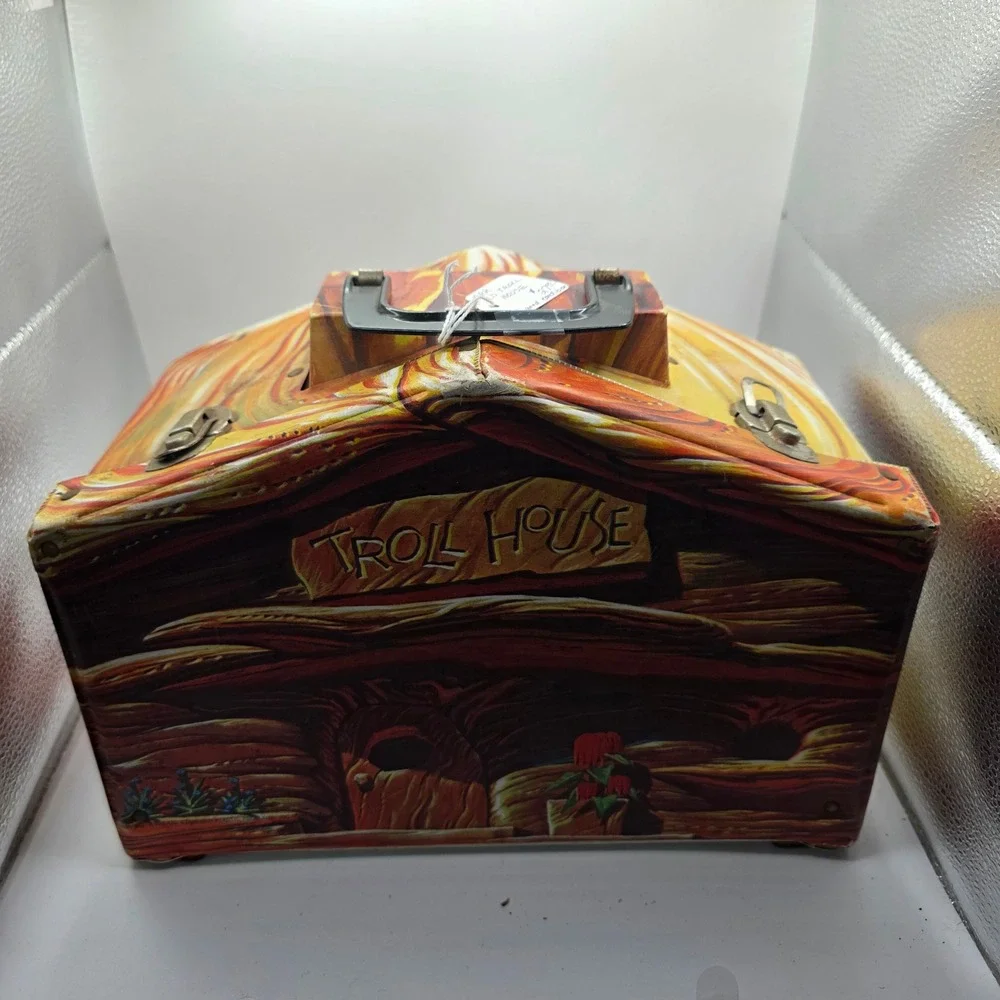 1960s Standard Plastic Products Troll House Carry Case Playset Furniture Rare
